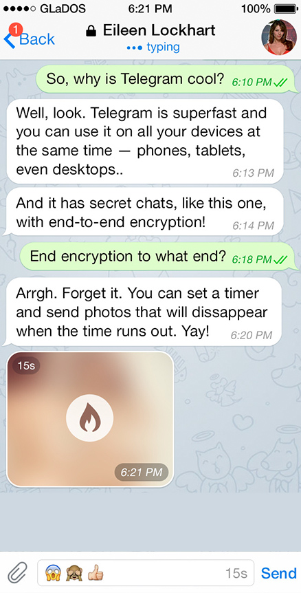 Recuperare i messaggi cancellati in Telegram